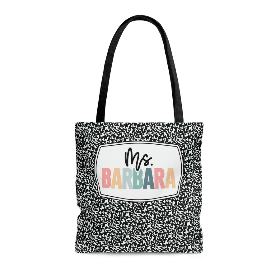 COMPOSITION NOTEBOOK TOTE BAG