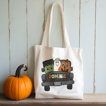 Custom Halloween Bag - Cute Characters