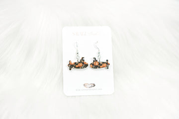 Floral Pumpkin Submarine Earrings