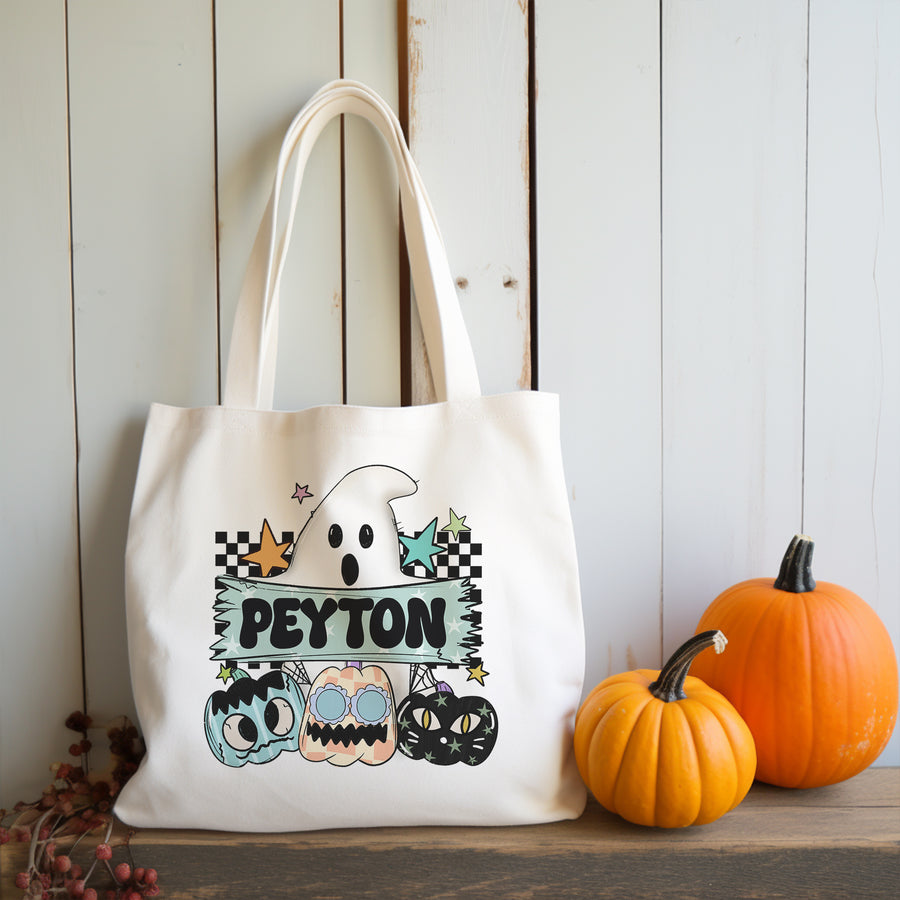 Custom Halloween Bag - Retro Ghost