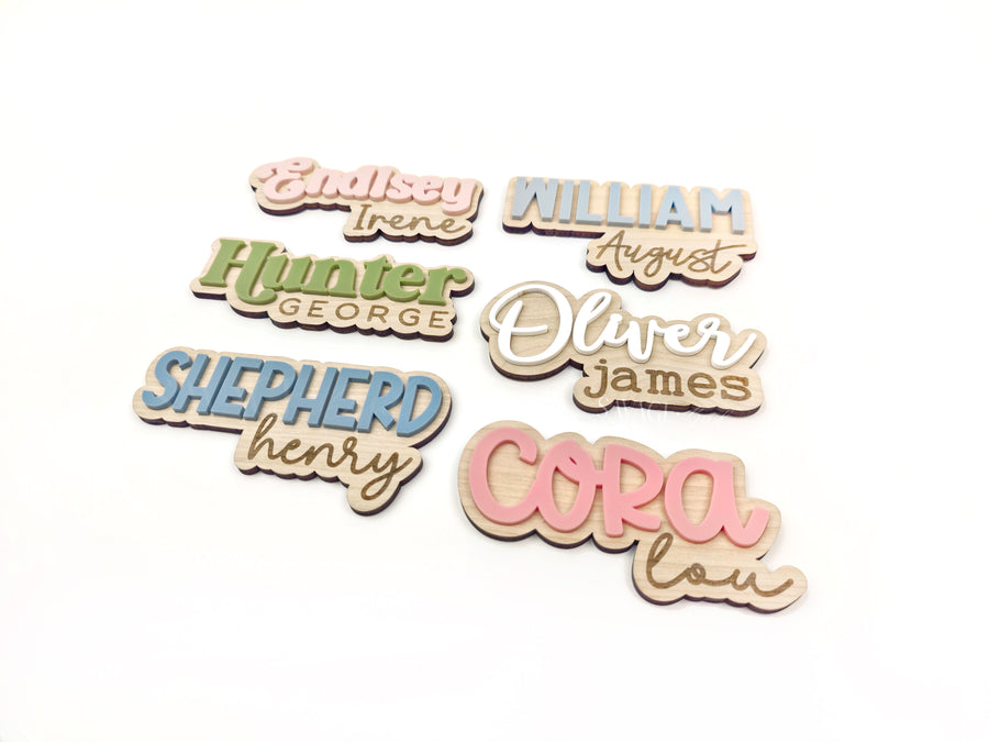 Mini Baby Name Sign