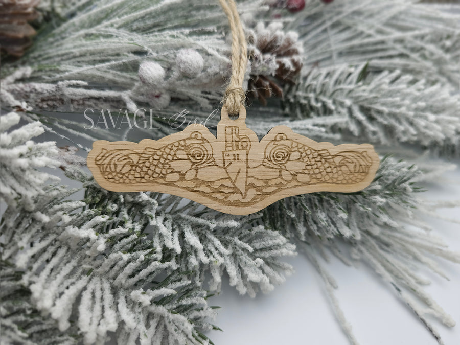 Hickory Wood Warfare Ornament