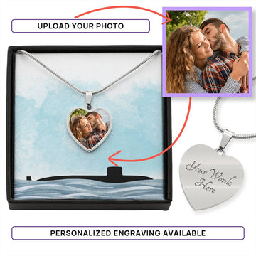 Heart Photo Necklace Submarine Gift