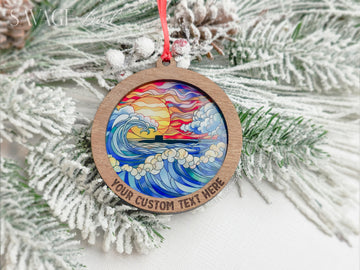 Bright Wave Submarine Ornament