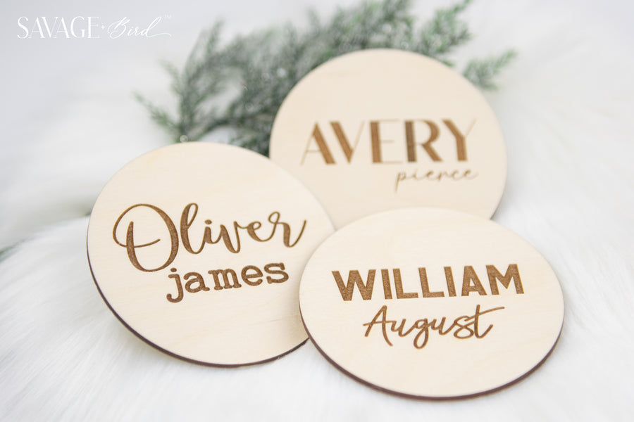 Birth Announcement Sign,  Wood Name Sign
