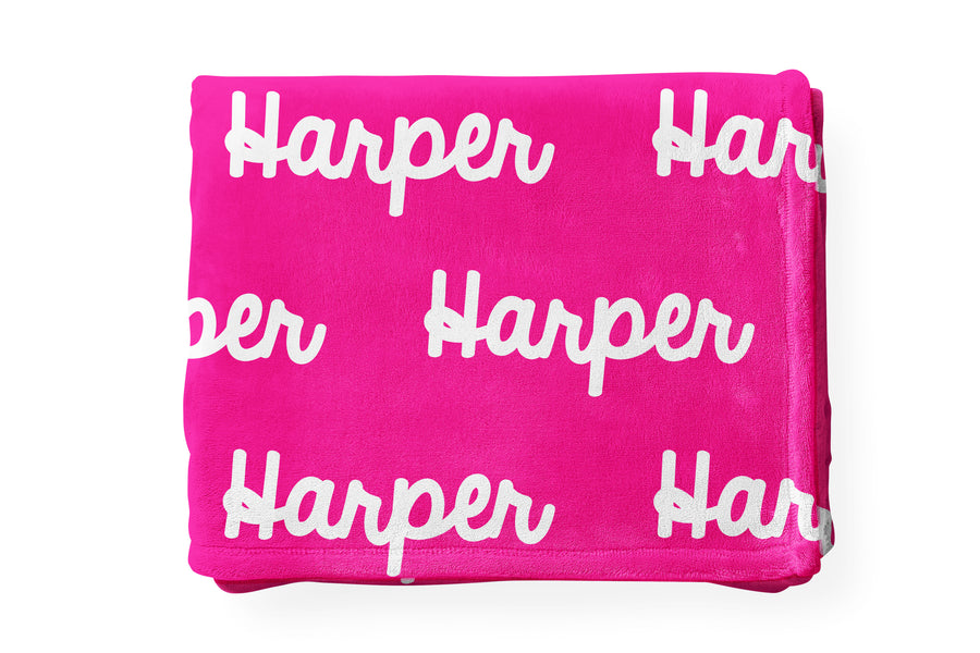 CREATE YOUR OWN NAME BLANKET