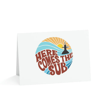 HERE COMES THE SUB GREETING CARD