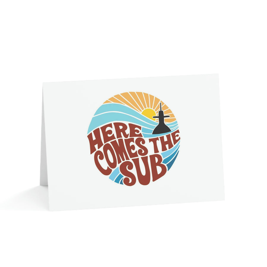 HERE COMES THE SUB GREETING CARD